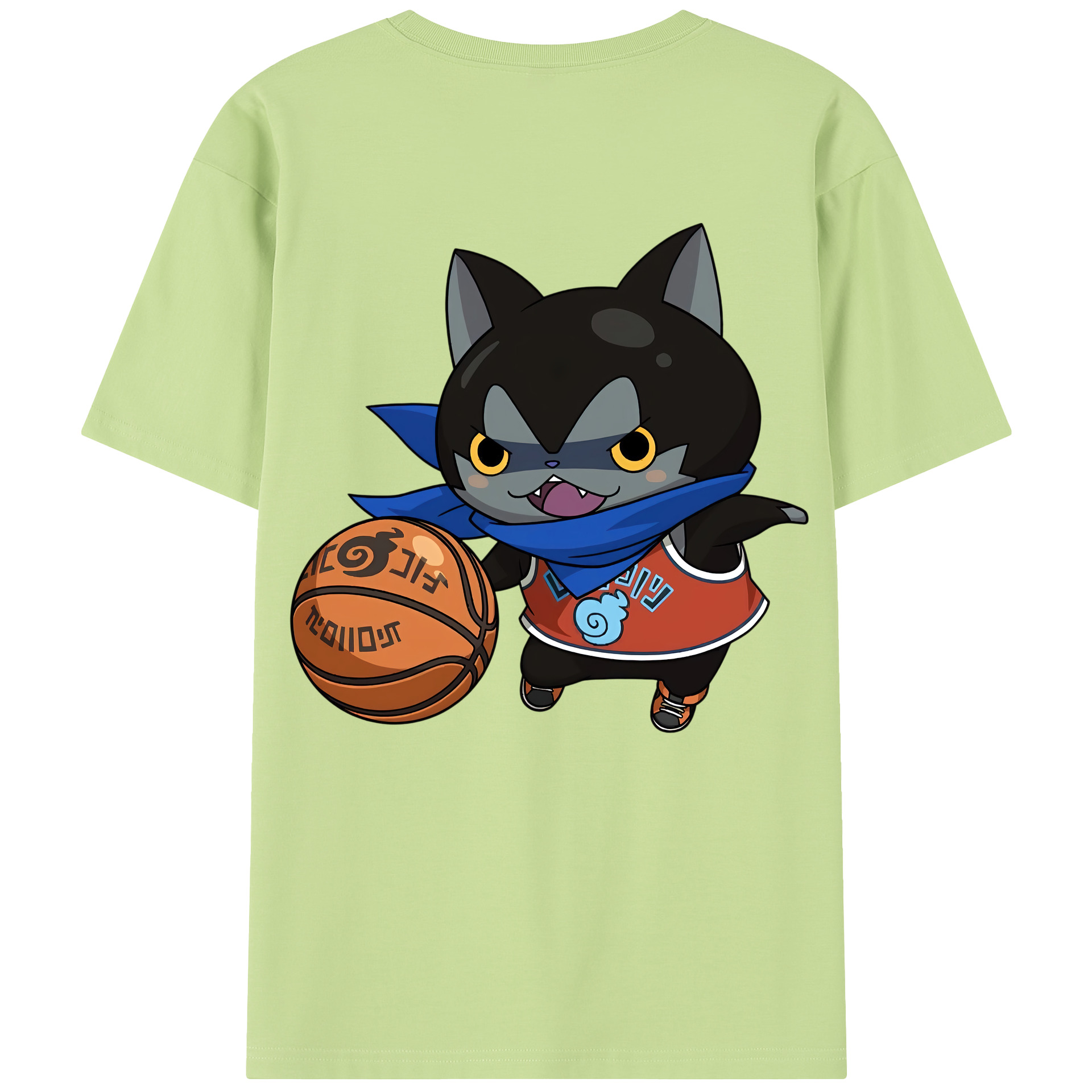 （画像用） 妖怪ウォッチ Yo-kai Watch 綿100％半袖Tシャツ（背面プリント）